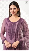 Saahi By Vinay Kuleesh Organza Chiffon Online Designer Salwar Suits Wholesale